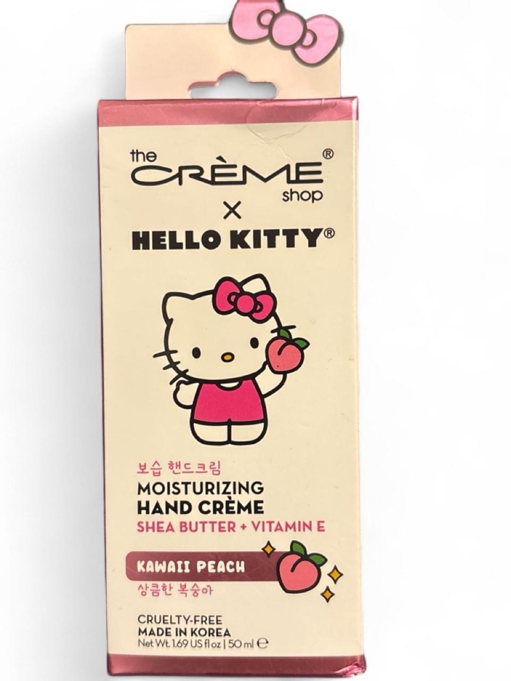 The Crème Shop x Hello Kitty Moisturizing Hand Crème - Pink (Kawaii Peach)
